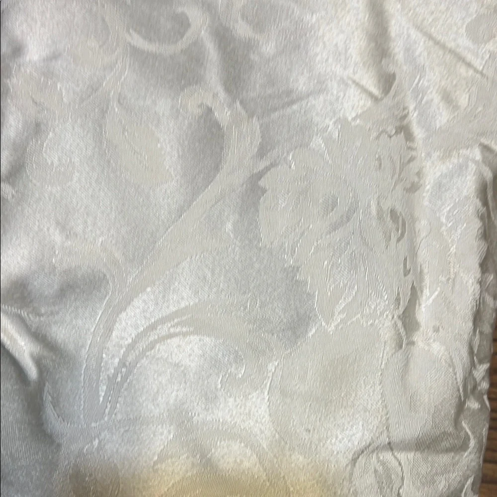 NWT Set of 4 Texstyle Autumnal Scroll Dining Room Chair Cover - Cream